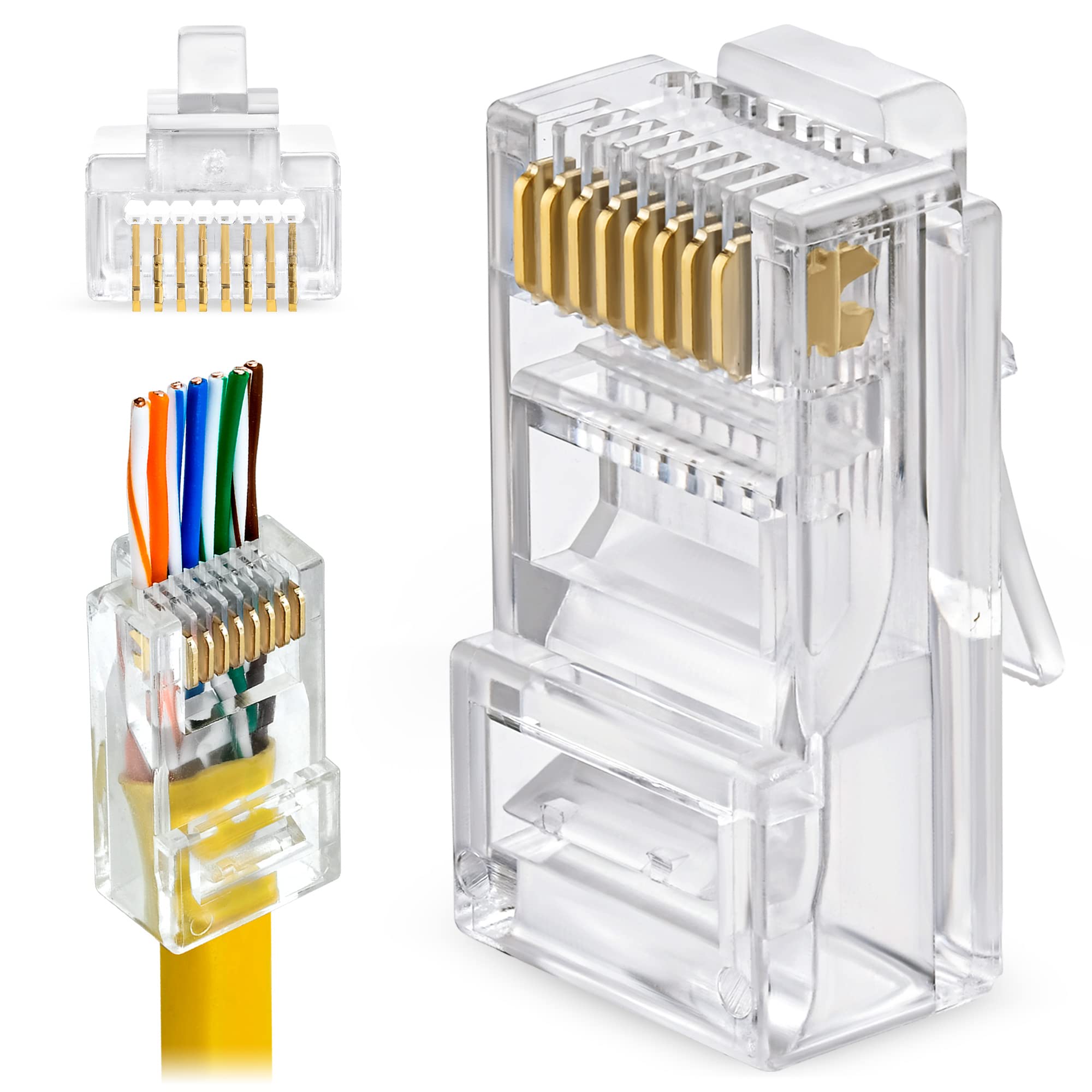 سوکت شبکه CAT6 UTP میان گذر  