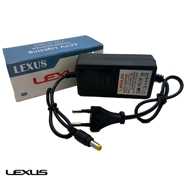 آداپتور برق لکسوس 12 ولت 2 آمپر 
