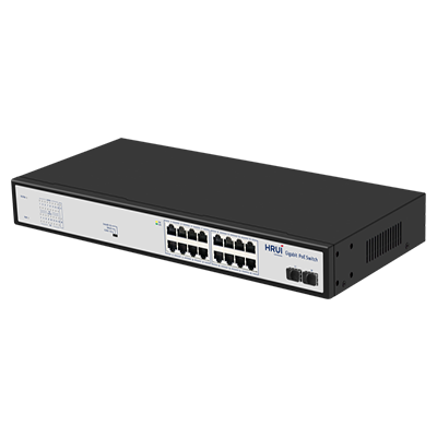 سوئیچ شبک PoE مدل HRUI HR901-AFG-162S-300