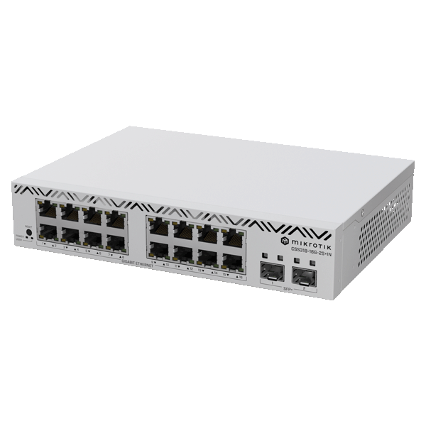 سوئیچ میکروتیک مدل CSS318-16G-2S+IN
